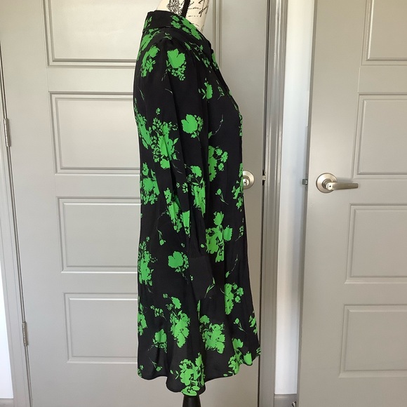 💚 Zara Semi-Sheer Floral Mini Dress 💚 - Picture 2 of 10